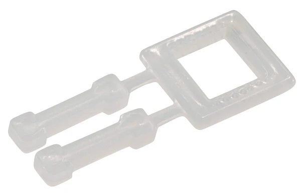 BP4-13 mm - plastic buckles white - 1000 pcs