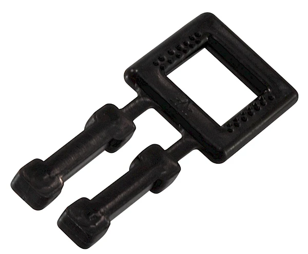 BP5-16 mm - plastic buckles black - 1000 pcs